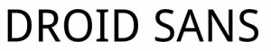 Droid Sans typeface sample