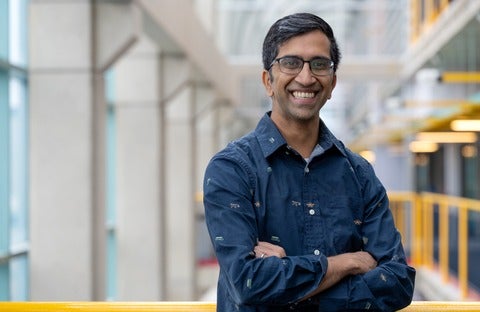 Professor Gautam Kamath in Davis Centre