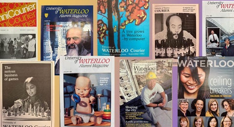 Previous versions of the Waterloo magazine
